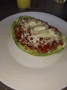 courgette spaghetti farcie